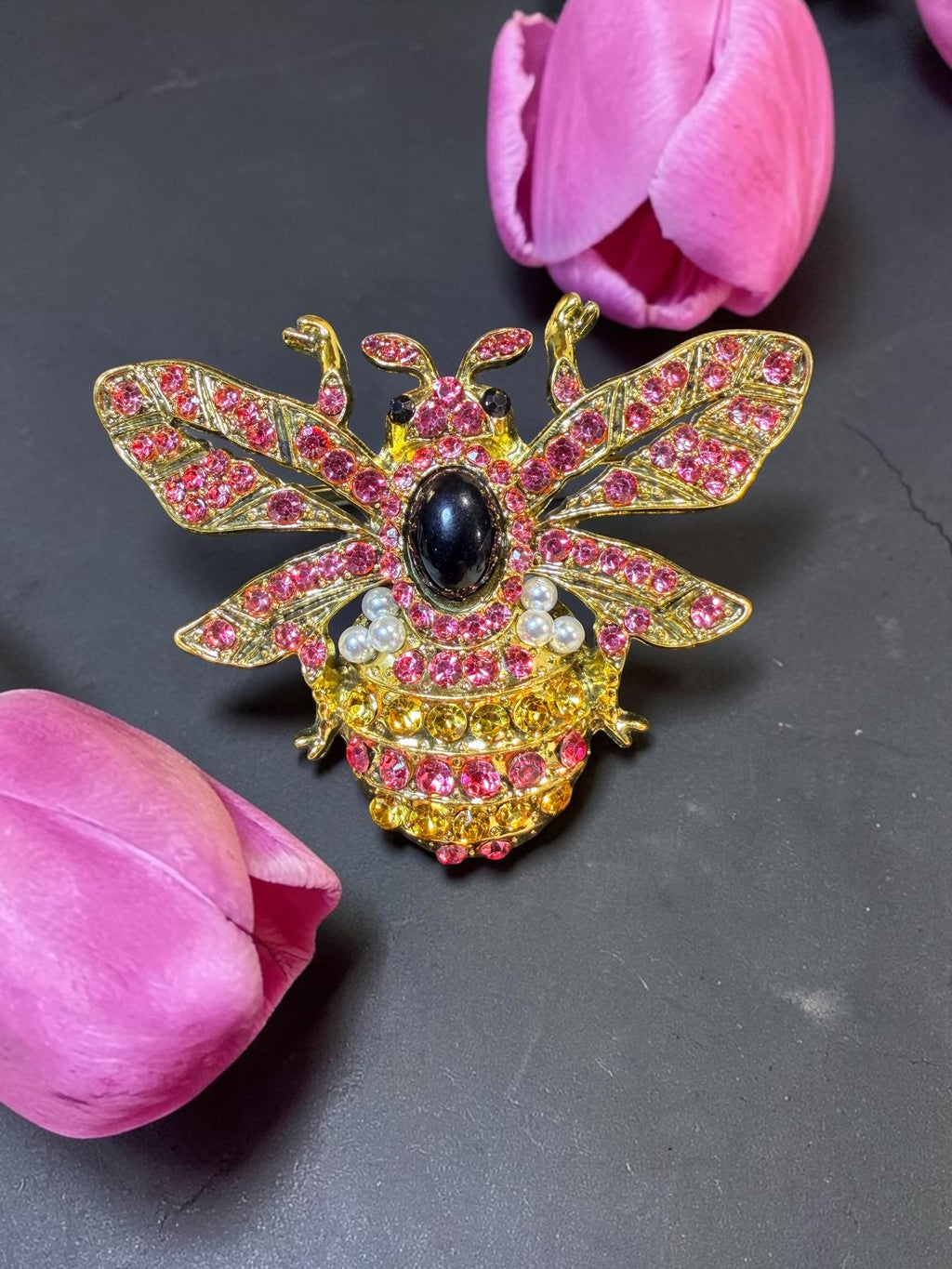 X LARGE BEE BROOCH