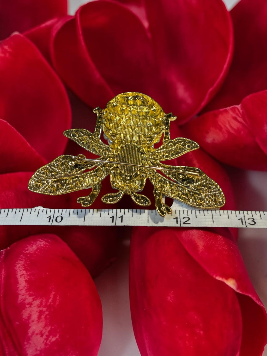X LARGE BEE BROOCH