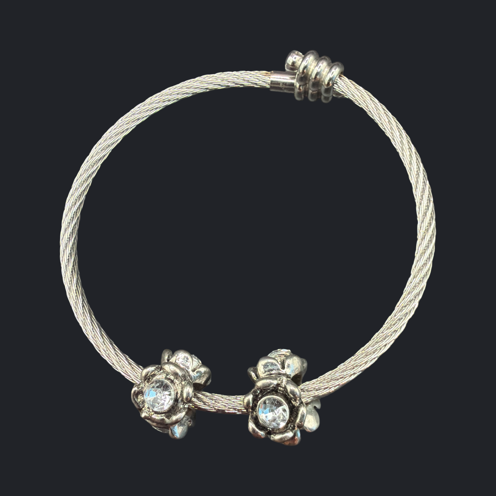 CABLE BANGLE BRACELET