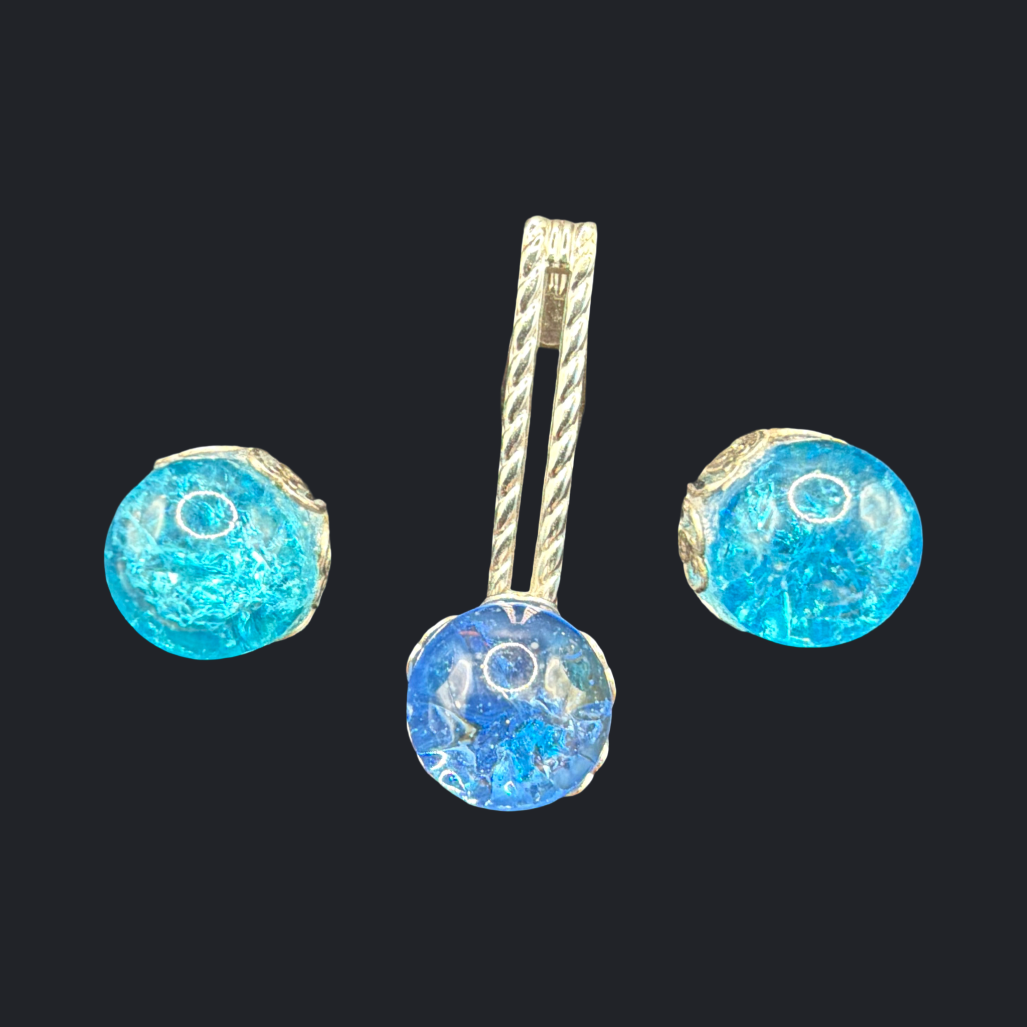 VINTAGE TIE TACK AND CUFF LINK SET