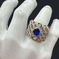 COSTUME BLUE STONE RING
