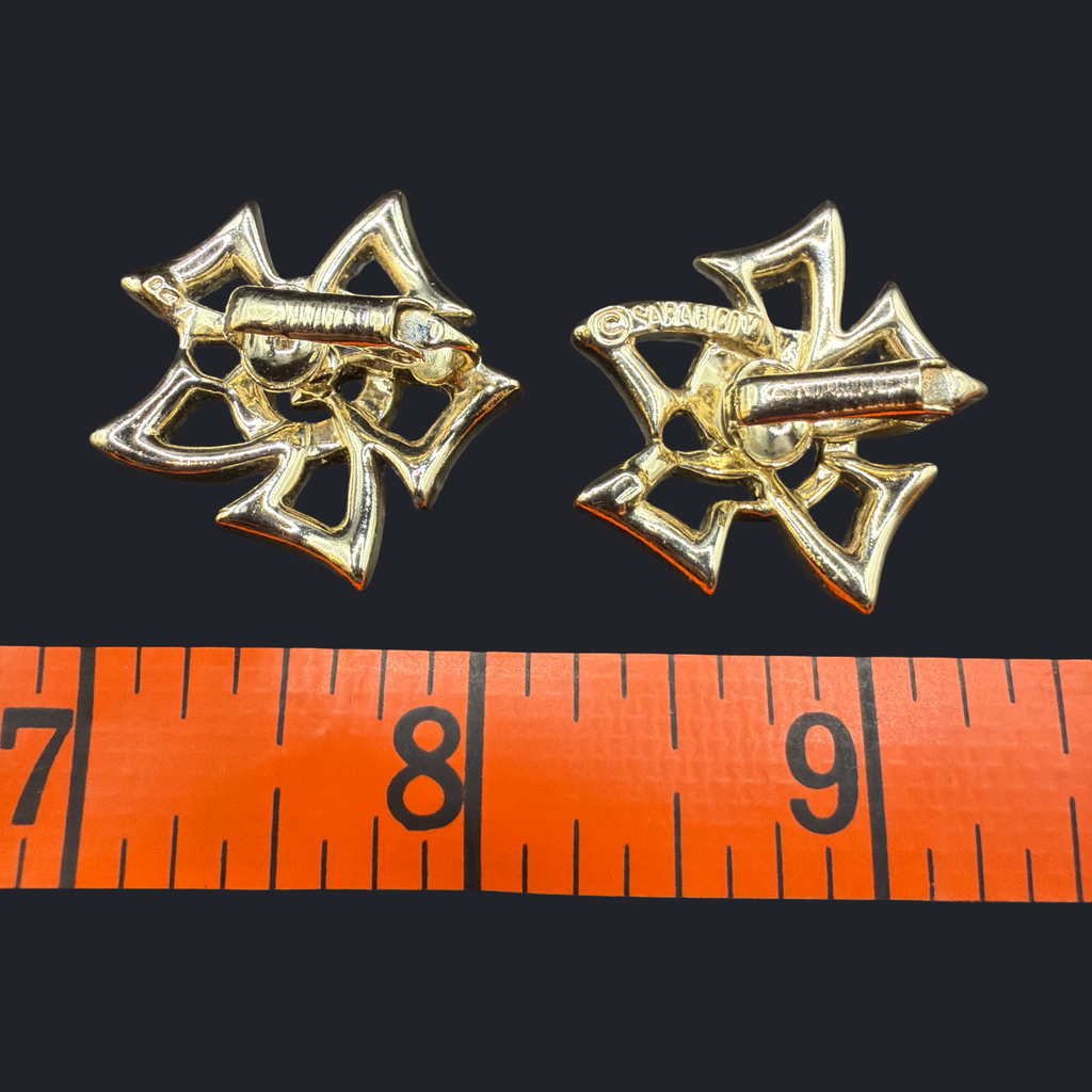 SARAH COVENTRY TWO TONE EARRINGS