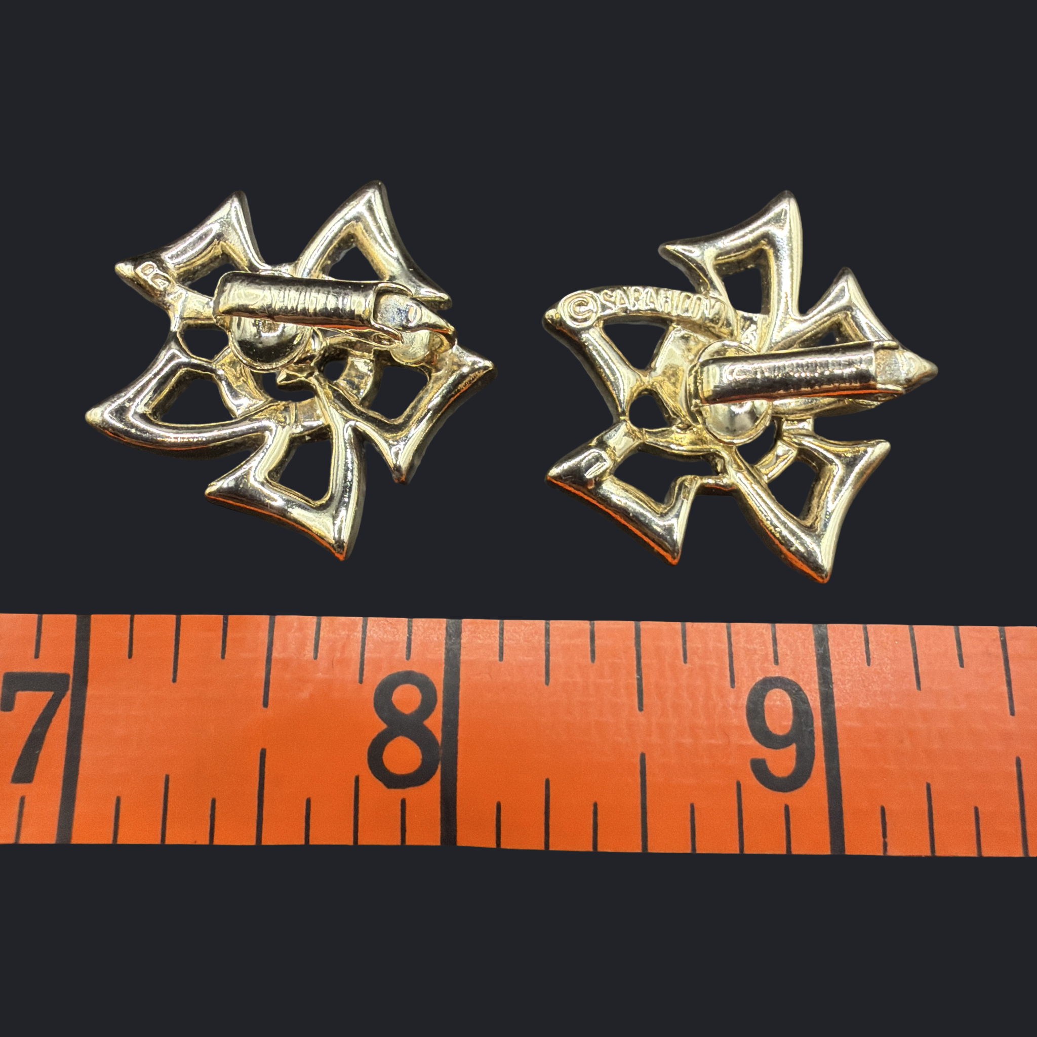 SARAH COVENTRY TWO TONE EARRINGS