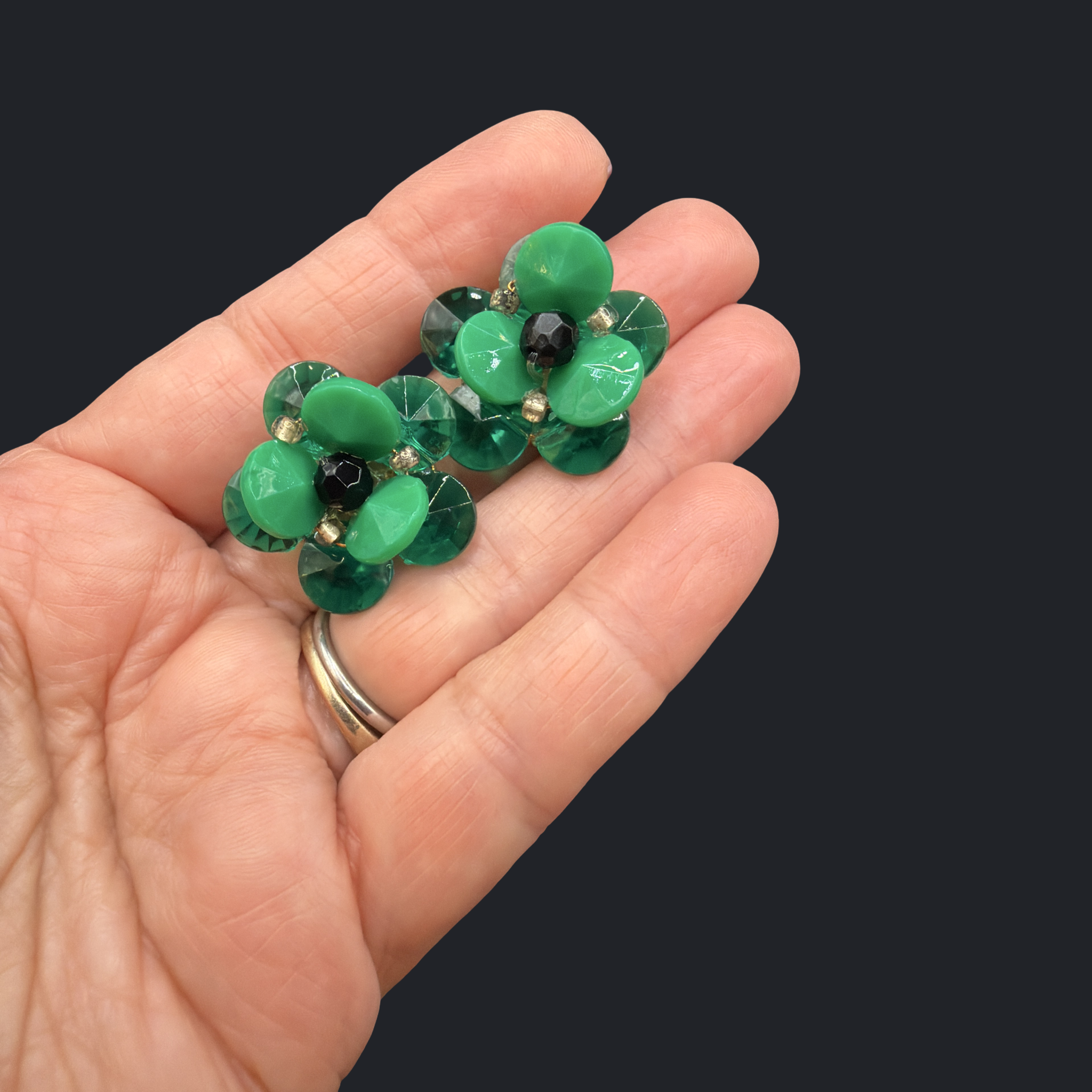 DON'T PINCH ME WEST GERMAN EARRINGS