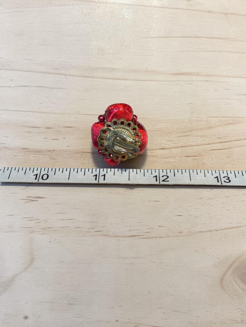 RED JAPANESE EARRINGS