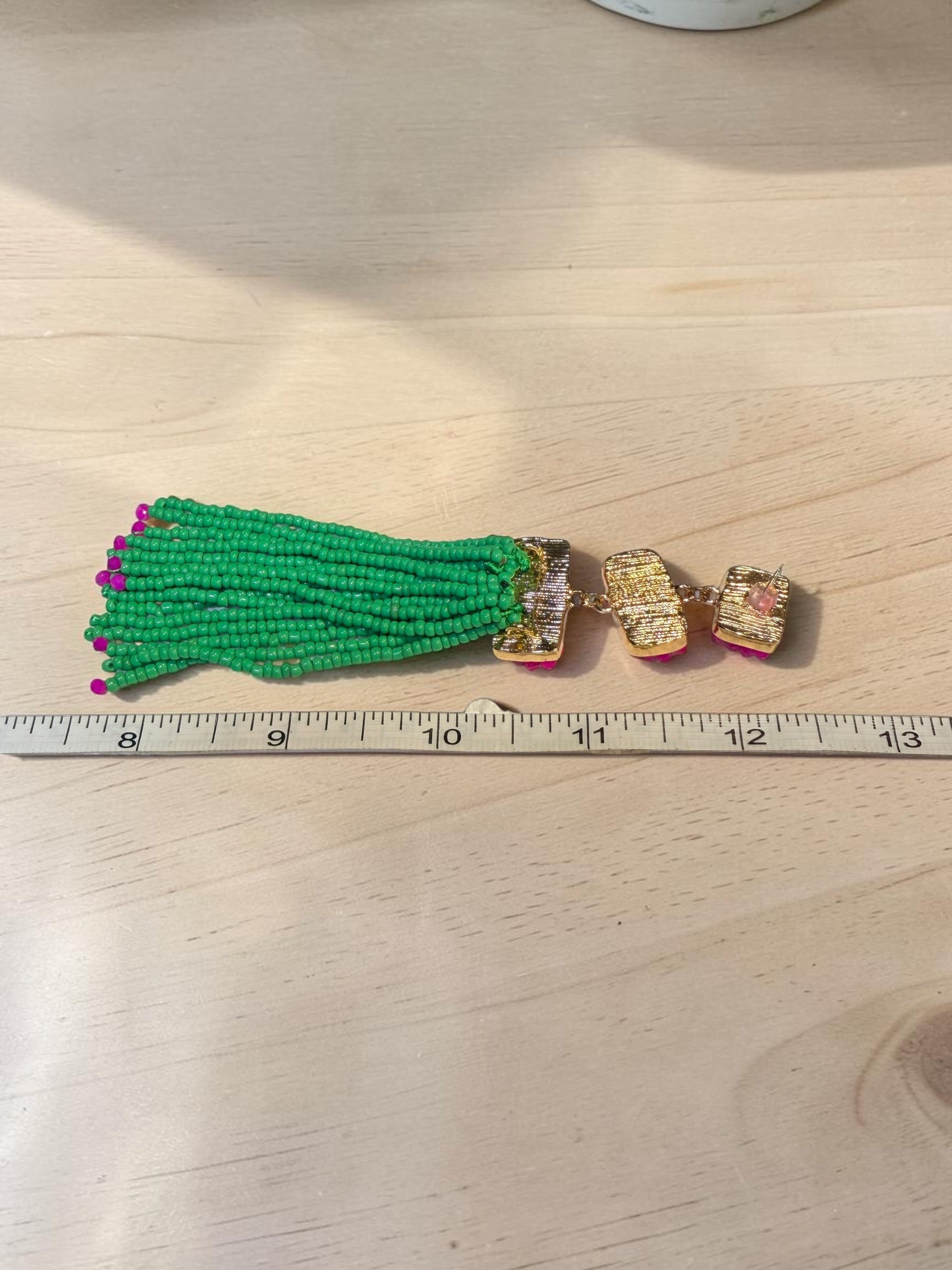 LARGE SEED BEAD EARRINGS