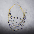 AB GLASS BEADED NECKLACE