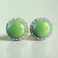 VINTAGE GREEN EARRINGS
