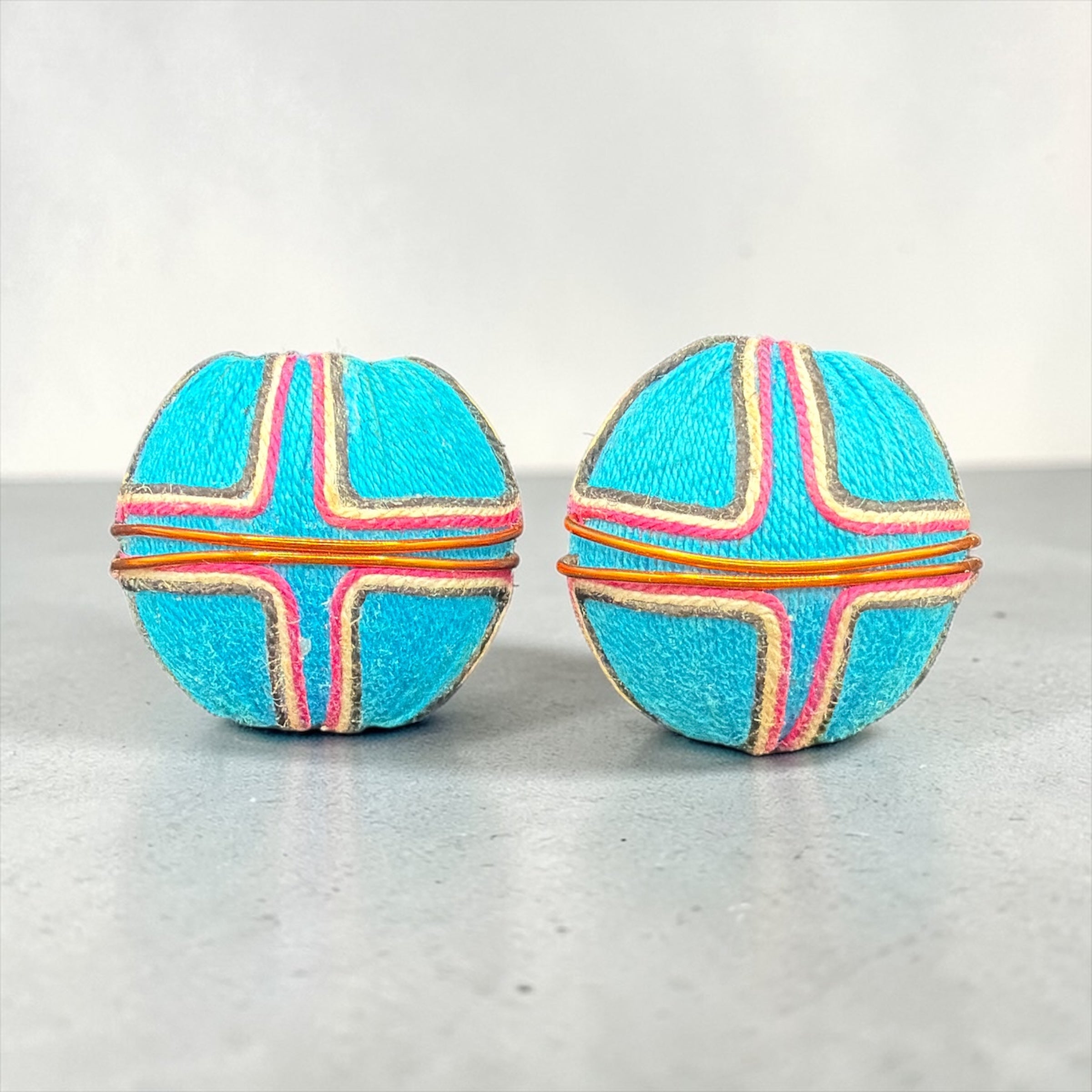 BLUE TWINE EARRINGS