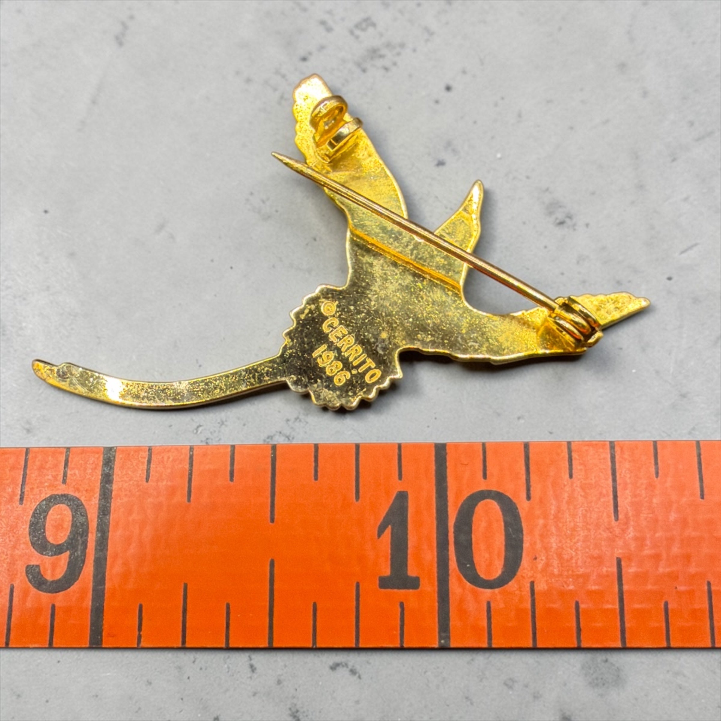 CERRITO 1986 BIRD BROOCH