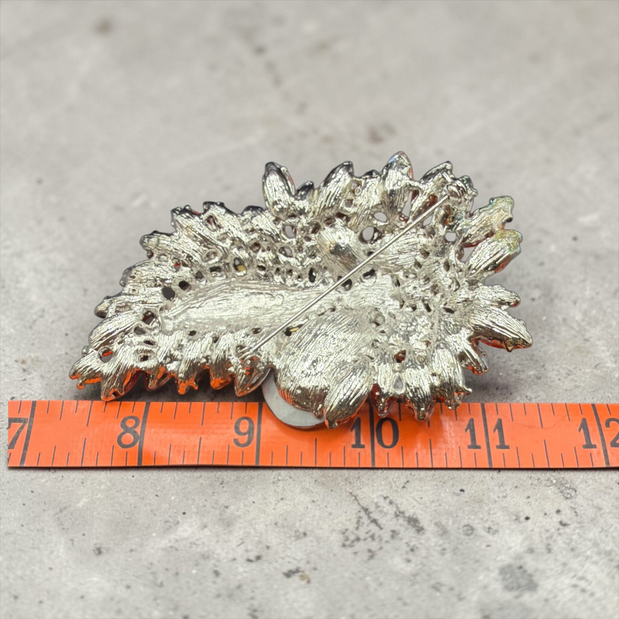 ENORMOUS ON FIRE BROOCH