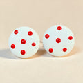VINTAGE POLKA DOT EARRINGS